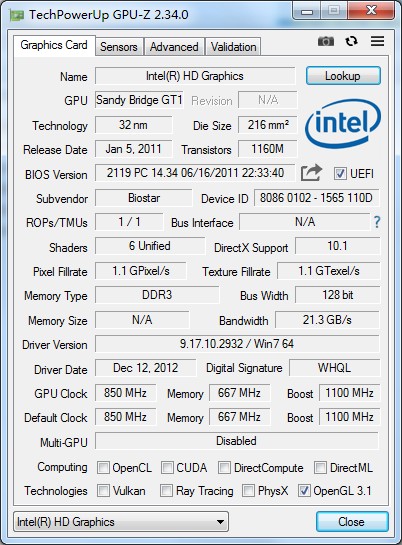 TechPowerUp GPU-Z(系统测试工具) V2.39.0.0 英文绿色版