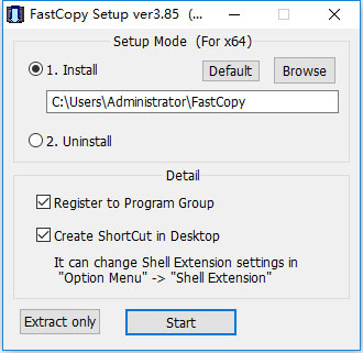 Fastcopy(拷贝工具) V3.9.2.0 英文绿色版